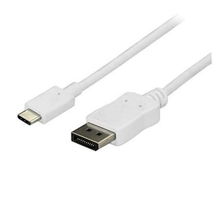 EZGENERATION 3 ft 1m USB C to DisplayPort Cable, White EZ328758